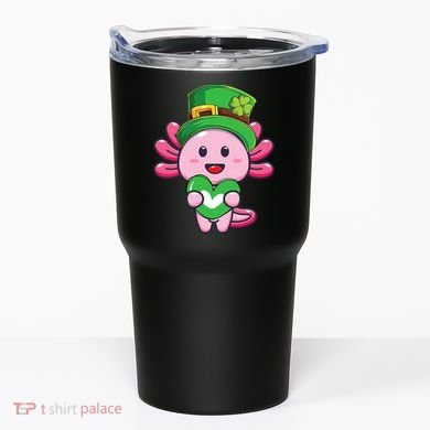 Axolotl Saint Patricks Day Axolotl St Patrick Tumbler