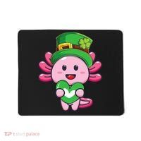Axolotl Saint Patricks Day Axolotl St Patrick Mousepad thumb 0