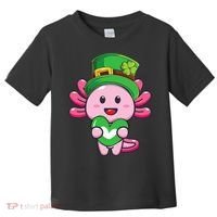 Axolotl Saint Patricks Day Axolotl St Patrick Toddler T-Shirt thumb 0