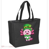 Axolotl Saint Patricks Day Axolotl St Patrick Tote Bag thumb 2