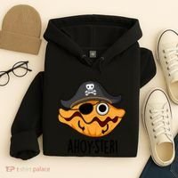Ahoy Ster Pirate Funny Oyster Puns Hoodie thumb 4