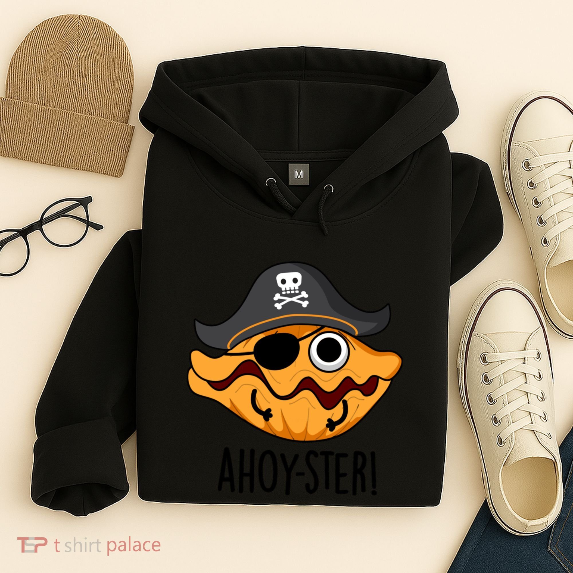 Ahoy Ster Pirate Funny Oyster Puns Hoodie