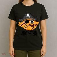 Ahoy Ster Pirate Funny Oyster Puns T-Shirt thumb 4