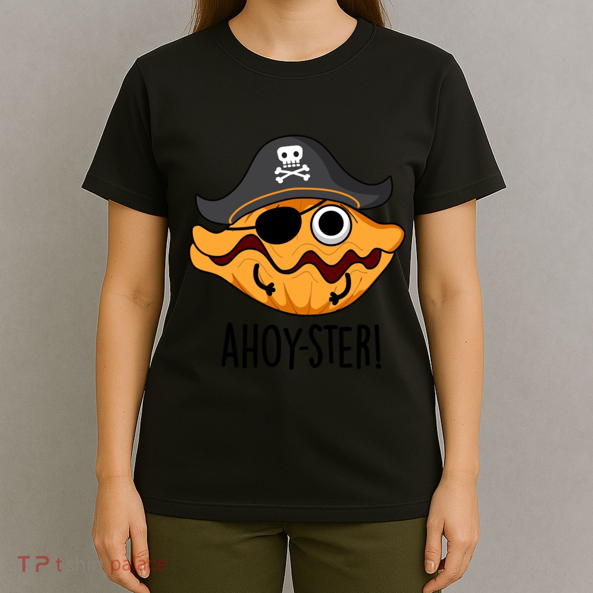 Ahoy Ster Pirate Funny Oyster Puns T-Shirt