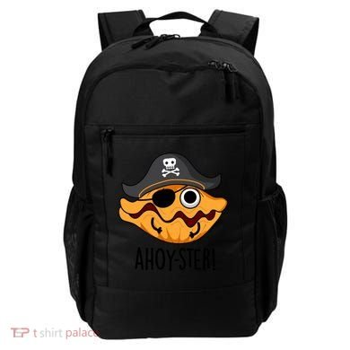Ahoy Ster Pirate Funny Oyster Puns Backpack