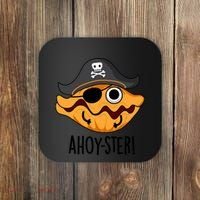 Ahoy Ster Pirate Funny Oyster Puns Coaster thumb 0