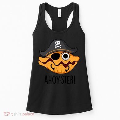 Ahoy Ster Pirate Funny Oyster Puns Women's Tank Top