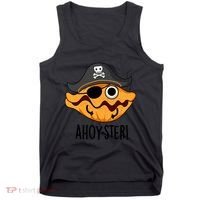 Ahoy Ster Pirate Funny Oyster Puns Tank Top thumb 0