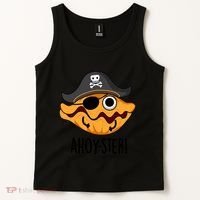 Ahoy Ster Pirate Funny Oyster Puns Tank Top thumb 2