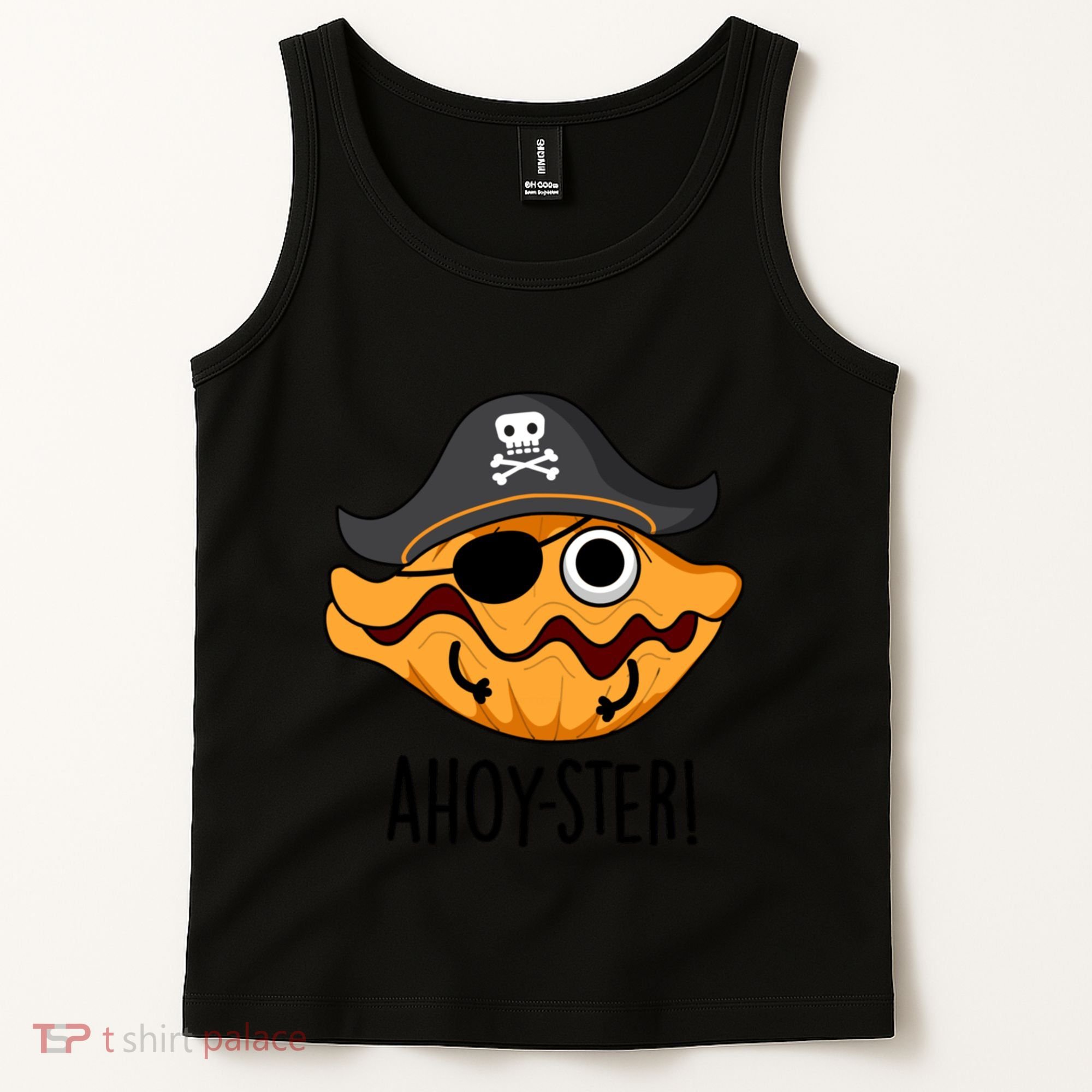 Ahoy Ster Pirate Funny Oyster Puns Tank Top