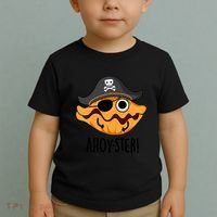 Ahoy Ster Pirate Funny Oyster Puns Toddler T-Shirt thumb 2