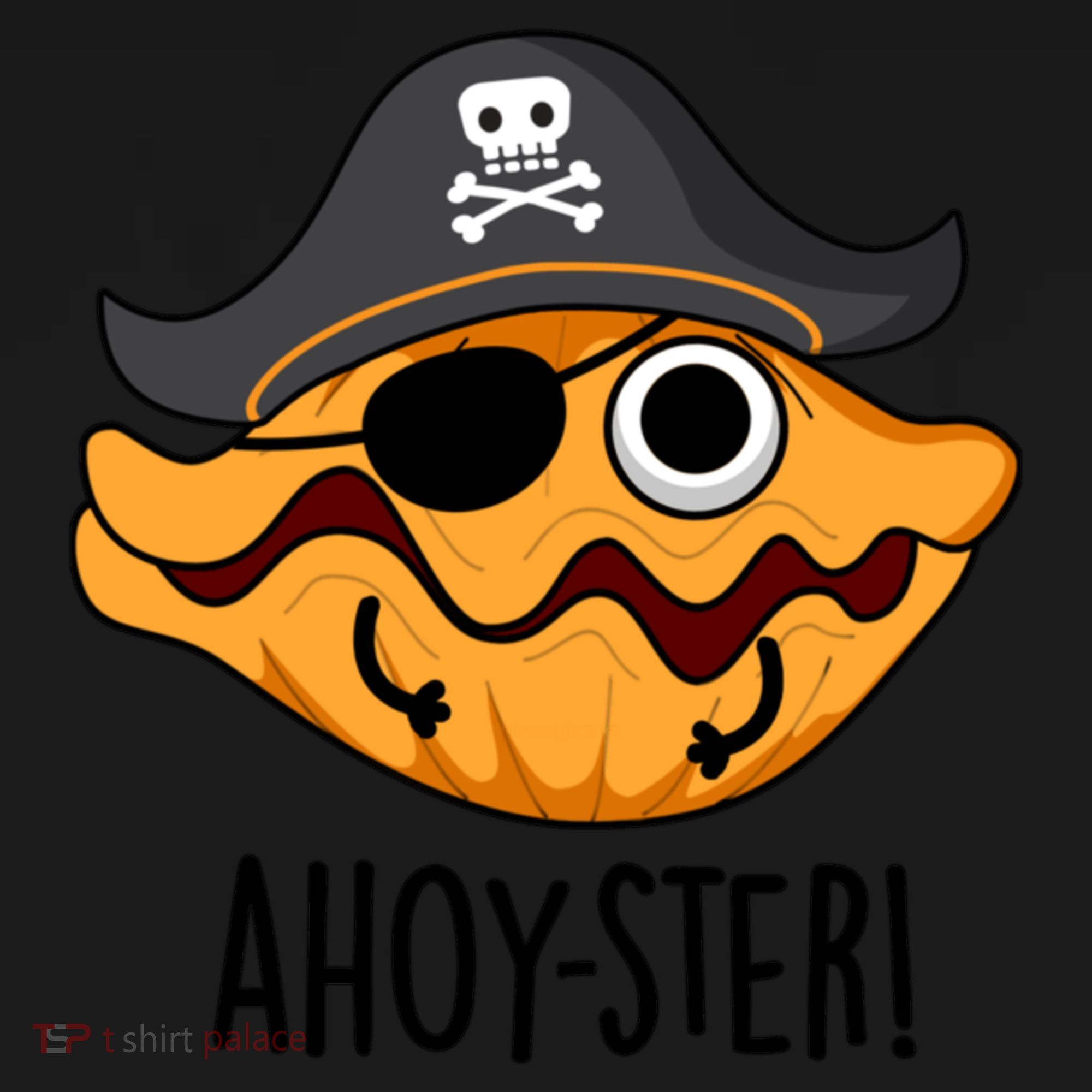 Ahoy Ster Pirate Funny Oyster Puns Kids T-Shirt