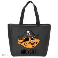 Ahoy Ster Pirate Funny Oyster Puns Tote Bag thumb 0