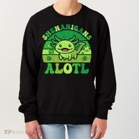 Axolotl St Patricks Day Alotl Shenanigans Women's Sweatshirt thumb 0