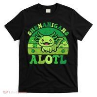 Axolotl St Patricks Day Alotl Shenanigans T-Shirt thumb 0