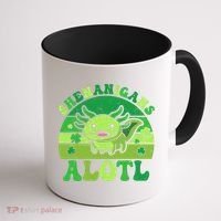 Axolotl St Patricks Day Alotl Shenanigans Coffee Mug thumb 1