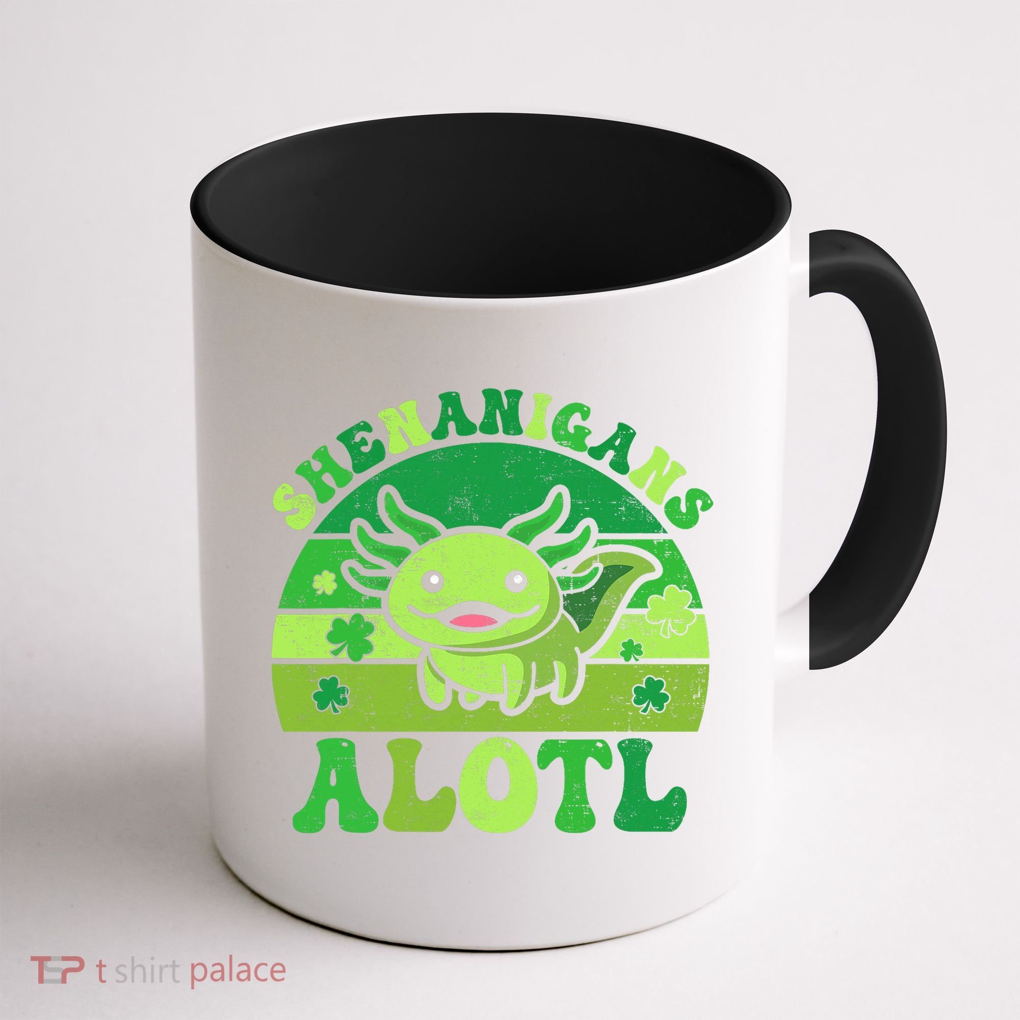 Axolotl St Patricks Day Alotl Shenanigans Coffee Mug