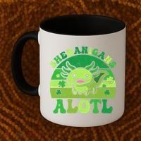 Axolotl St Patricks Day Alotl Shenanigans Coffee Mug thumb 2