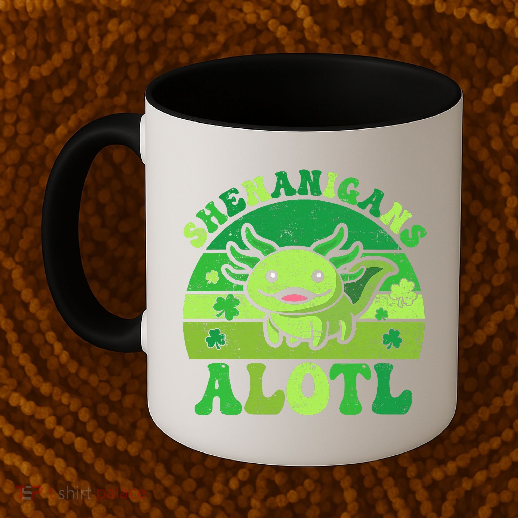 Axolotl St Patricks Day Alotl Shenanigans Coffee Mug
