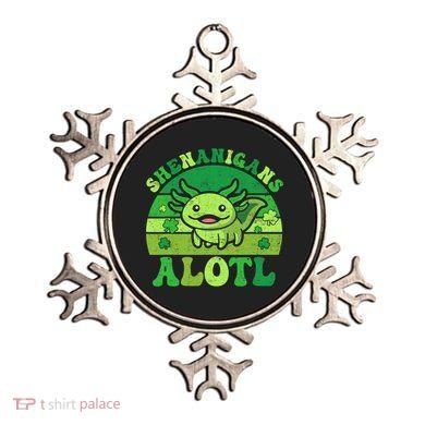 Axolotl St Patricks Day Alotl Shenanigans Ornament