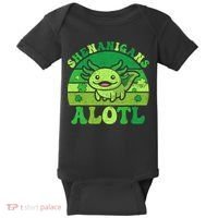 Axolotl St Patricks Day Alotl Shenanigans Baby Bodysuit thumb 0