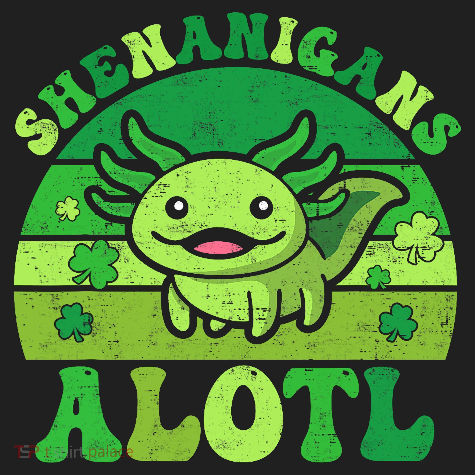 Axolotl St Patricks Day Alotl Shenanigans Hat