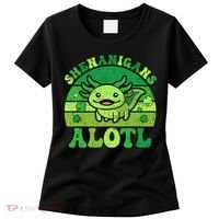 Axolotl St Patricks Day Alotl Shenanigans Women's T-Shirt thumb 0