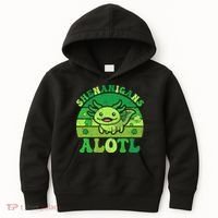 Axolotl St Patricks Day Alotl Shenanigans Kids Hoodie thumb 0