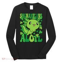 Axolotl St. Patrick's Day Shenanigans Alotl 2 Long Sleeve Shirt thumb 0
