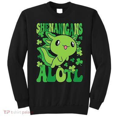 Axolotl St. Patrick's Day Shenanigans Alotl 2 Sweatshirt
