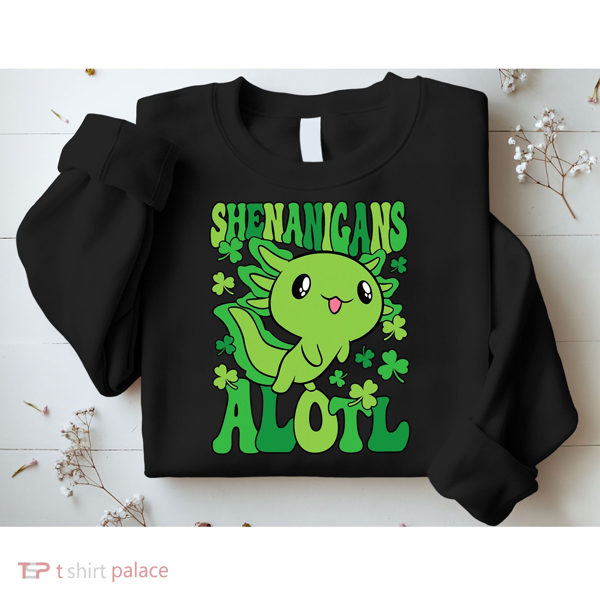 Axolotl St. Patrick's Day Shenanigans Alotl 2 Sweatshirt