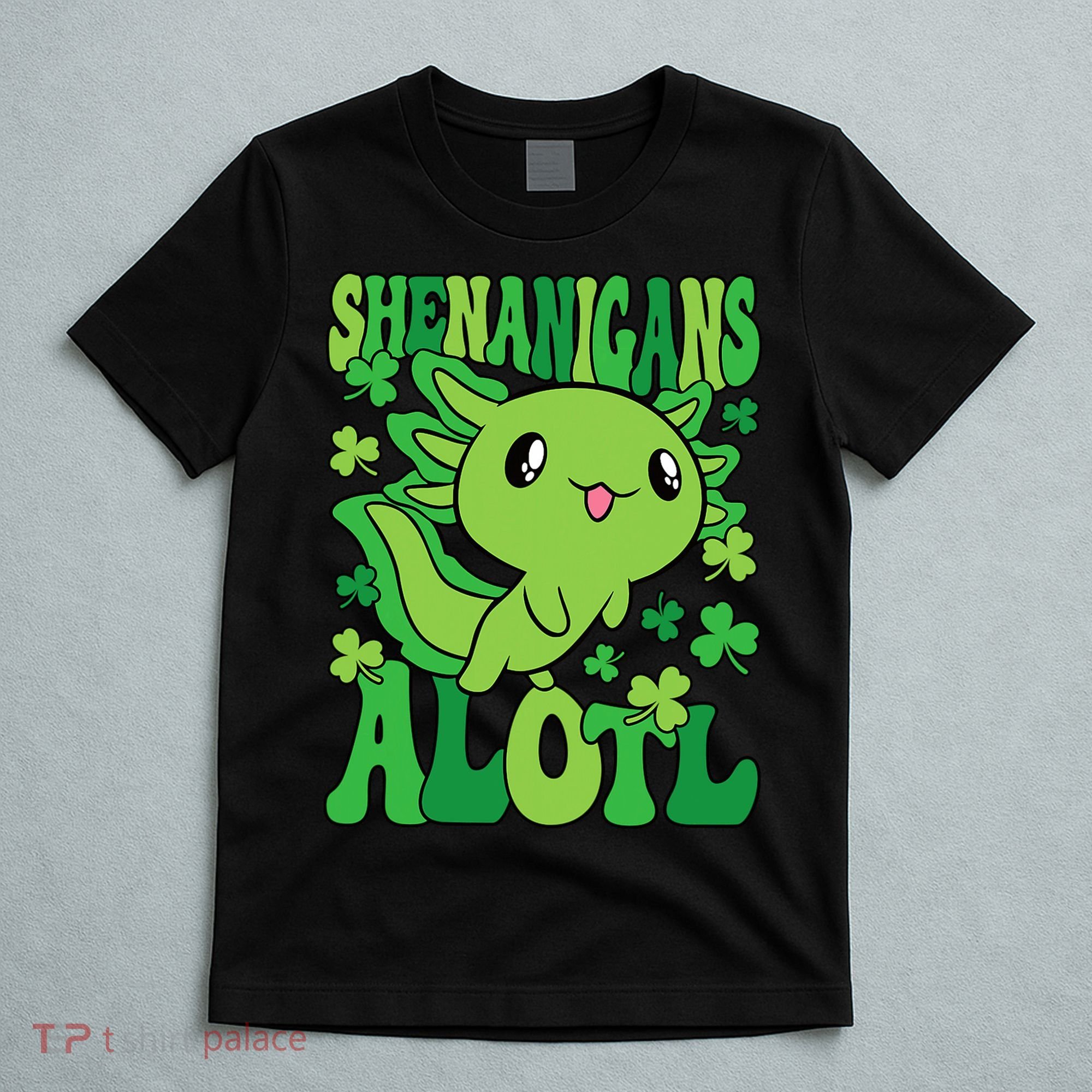 Axolotl St. Patrick's Day Shenanigans Alotl 2 T-Shirt