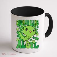 Axolotl St. Patrick's Day Shenanigans Alotl 2 Coffee Mug thumb 1