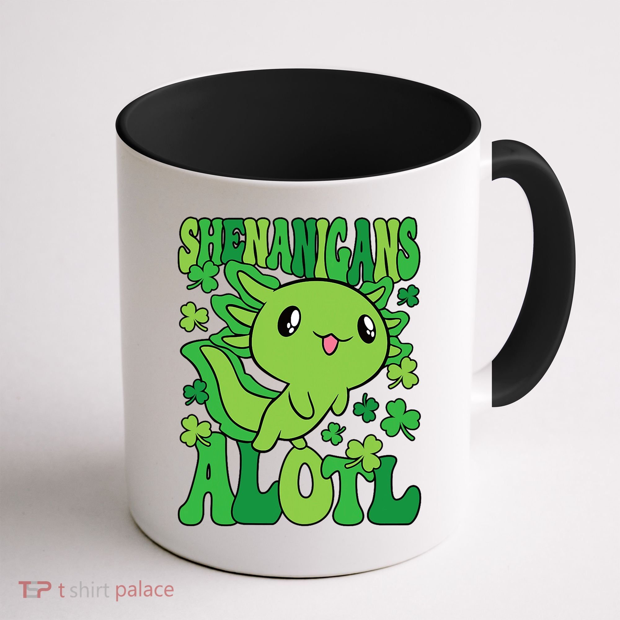 Axolotl St. Patrick's Day Shenanigans Alotl 2 Coffee Mug