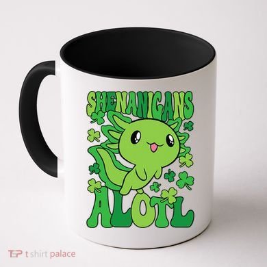 Axolotl St. Patrick's Day Shenanigans Alotl 2 Coffee Mug