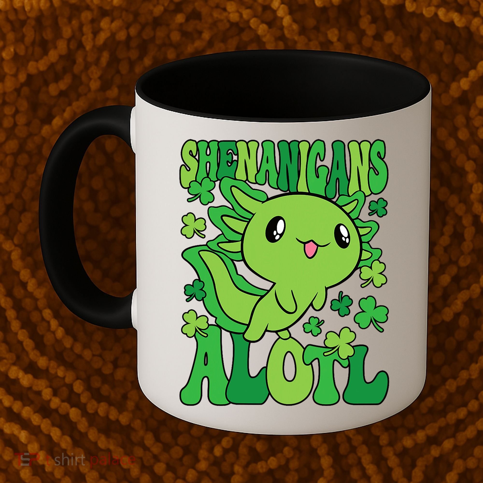 Axolotl St. Patrick's Day Shenanigans Alotl 2 Coffee Mug