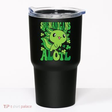Axolotl St. Patrick's Day Shenanigans Alotl 2 Tumbler
