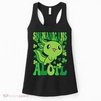 Axolotl St. Patrick's Day Shenanigans Alotl 2 Women's Tank Top thumb 0