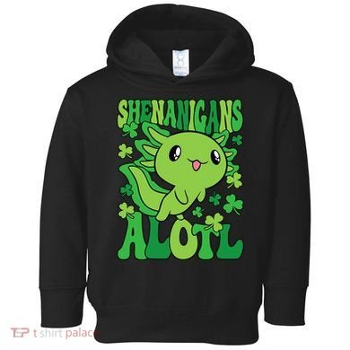 Axolotl St. Patrick's Day Shenanigans Alotl 2 Toddler Hoodie
