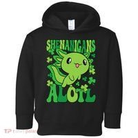 Axolotl St. Patrick's Day Shenanigans Alotl 2 Toddler Hoodie thumb 0