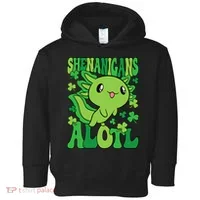 Axolotl St. Patrick's Day Shenanigans Alotl 2 Toddler Hoodie thumb 0