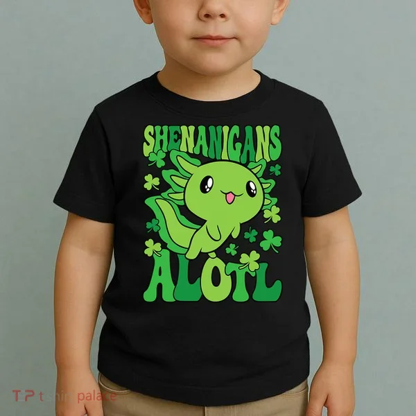 Axolotl St. Patrick's Day Shenanigans Alotl 2 Toddler T-Shirt