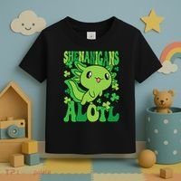 Axolotl St. Patrick's Day Shenanigans Alotl 2 Toddler T-Shirt thumb 3