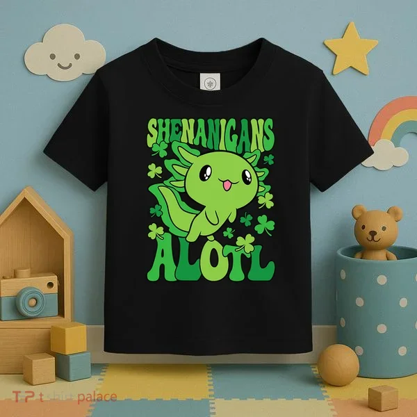 Axolotl St. Patrick's Day Shenanigans Alotl 2 Toddler T-Shirt