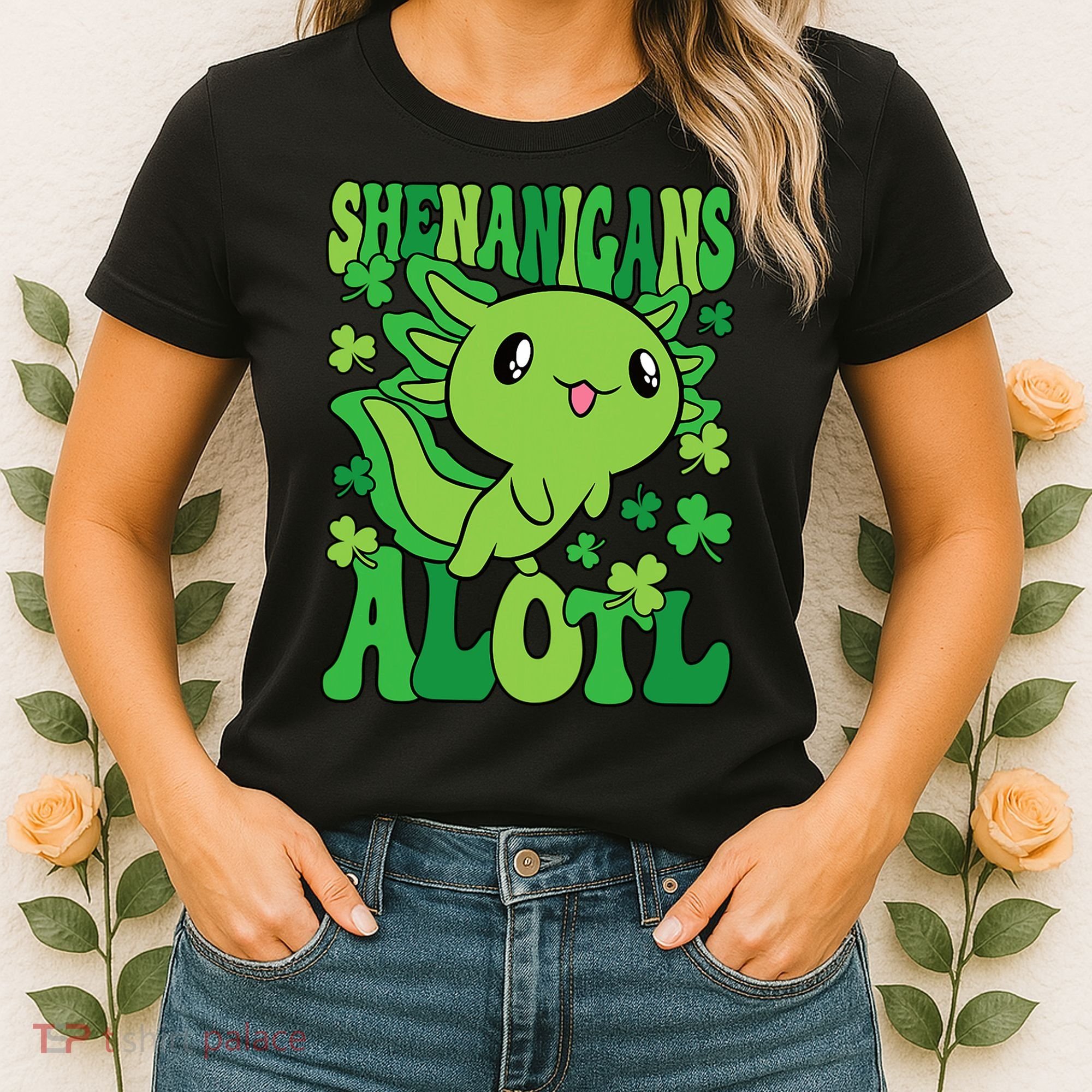 Axolotl St. Patrick's Day Shenanigans Alotl 2 Women's T-Shirt