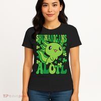 Axolotl St. Patrick's Day Shenanigans Alotl 2 Women's T-Shirt thumb 4
