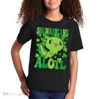 Axolotl St. Patrick's Day Shenanigans Alotl 2 Kids T-Shirt thumb 2