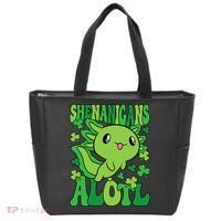 Axolotl St. Patrick's Day Shenanigans Alotl 2 Tote Bag thumb 0