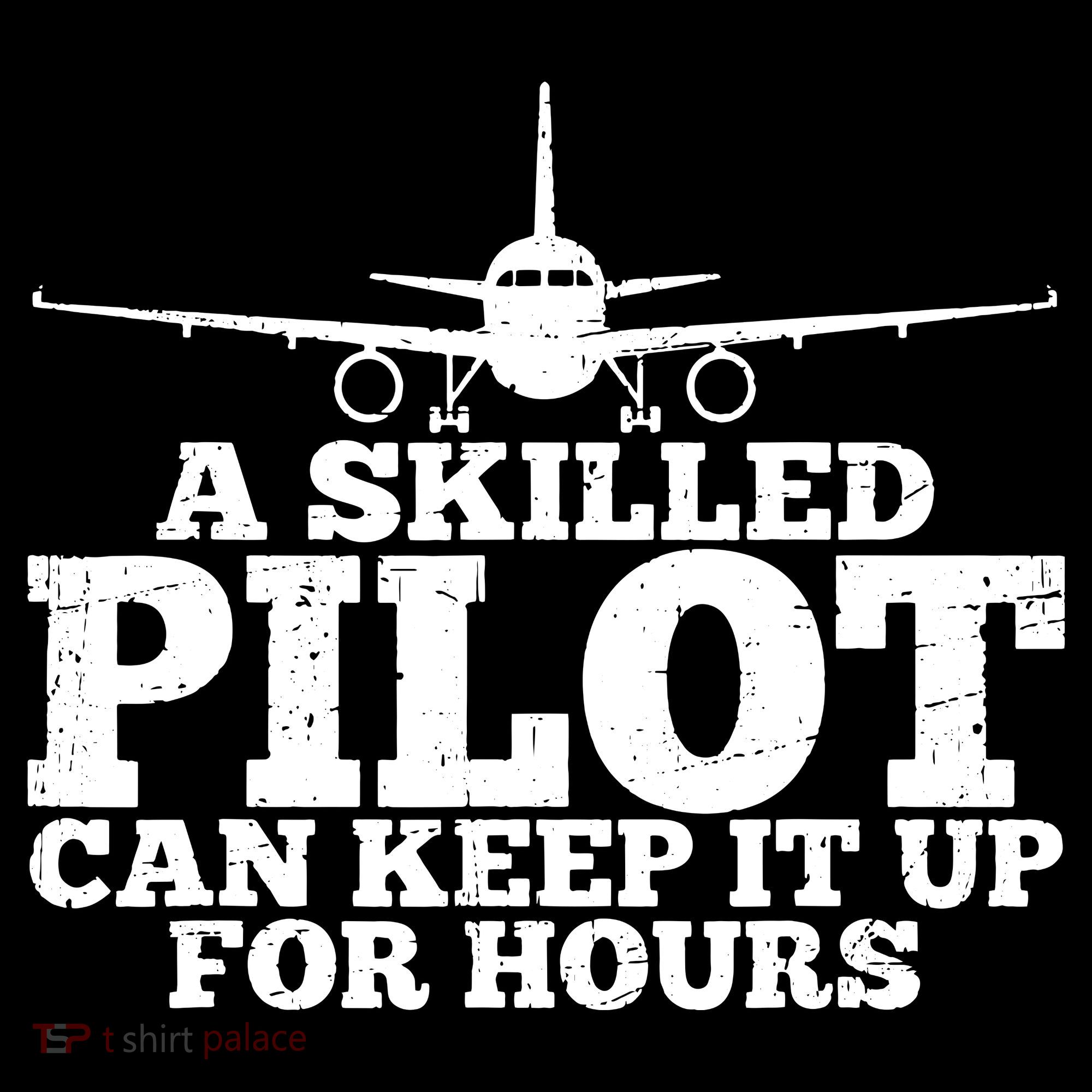 A Skilled Pilot Can Keep It Up For Hours Funny Aviation Button