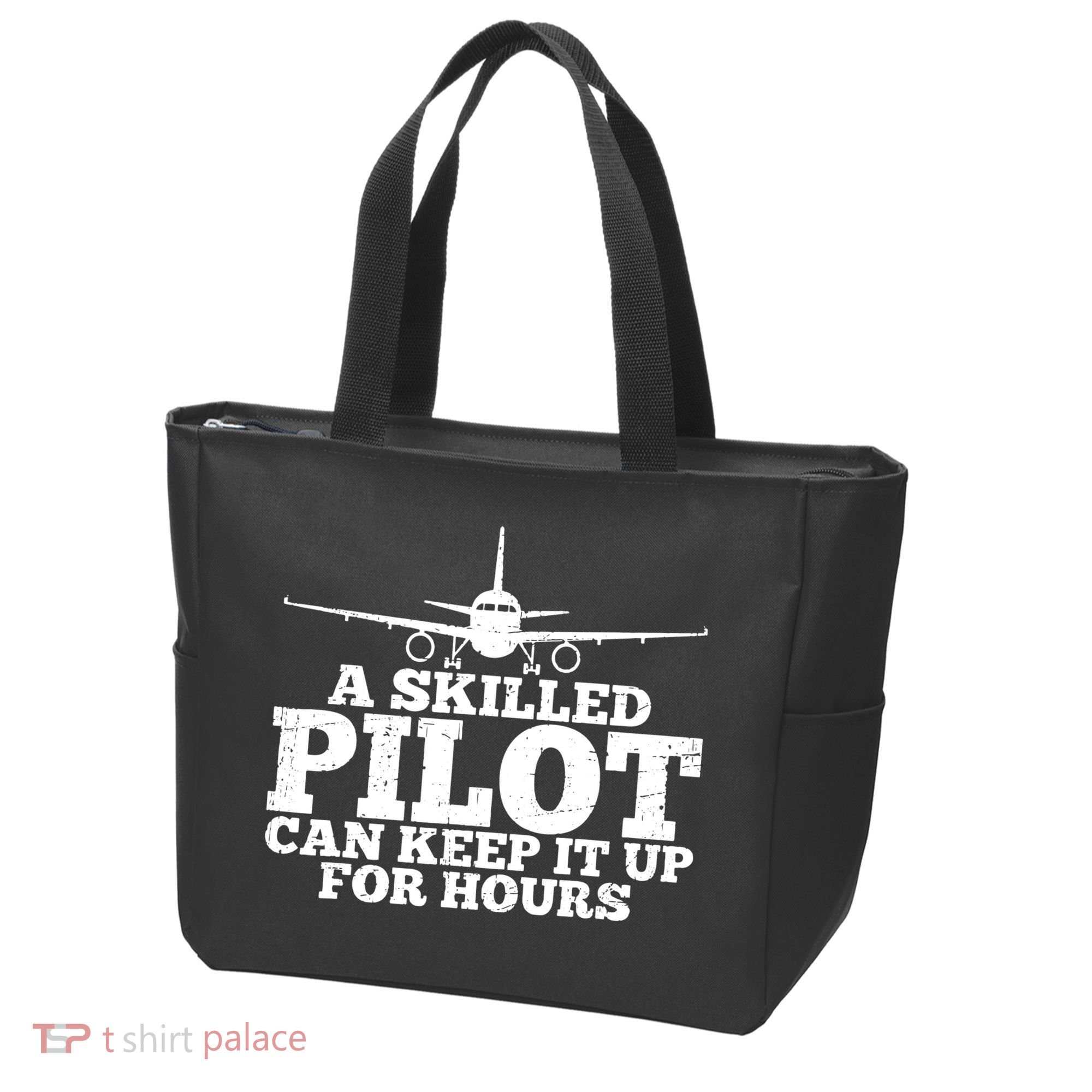 A Skilled Pilot Can Keep It Up For Hours Funny Aviation Bag